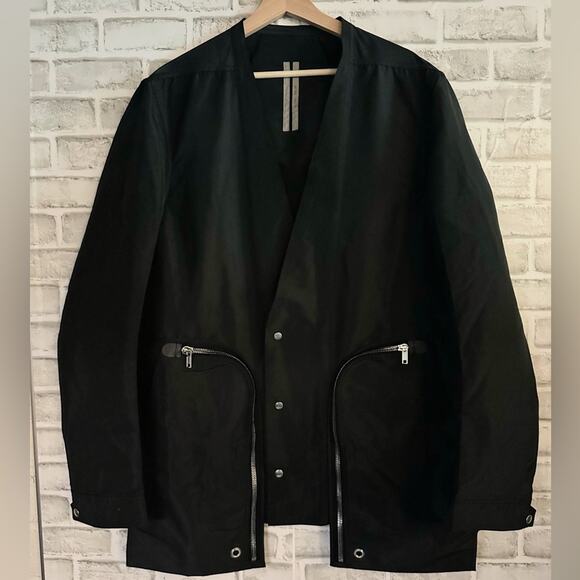 Rick Owens Bauhaus Jacket SS20 Tecuatl size IT 50 Large Zipper Pockets - Picture 16 of 16